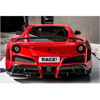 Carbon Fiber Rear Wing for Ferrari F12 - Bull Boost Performance