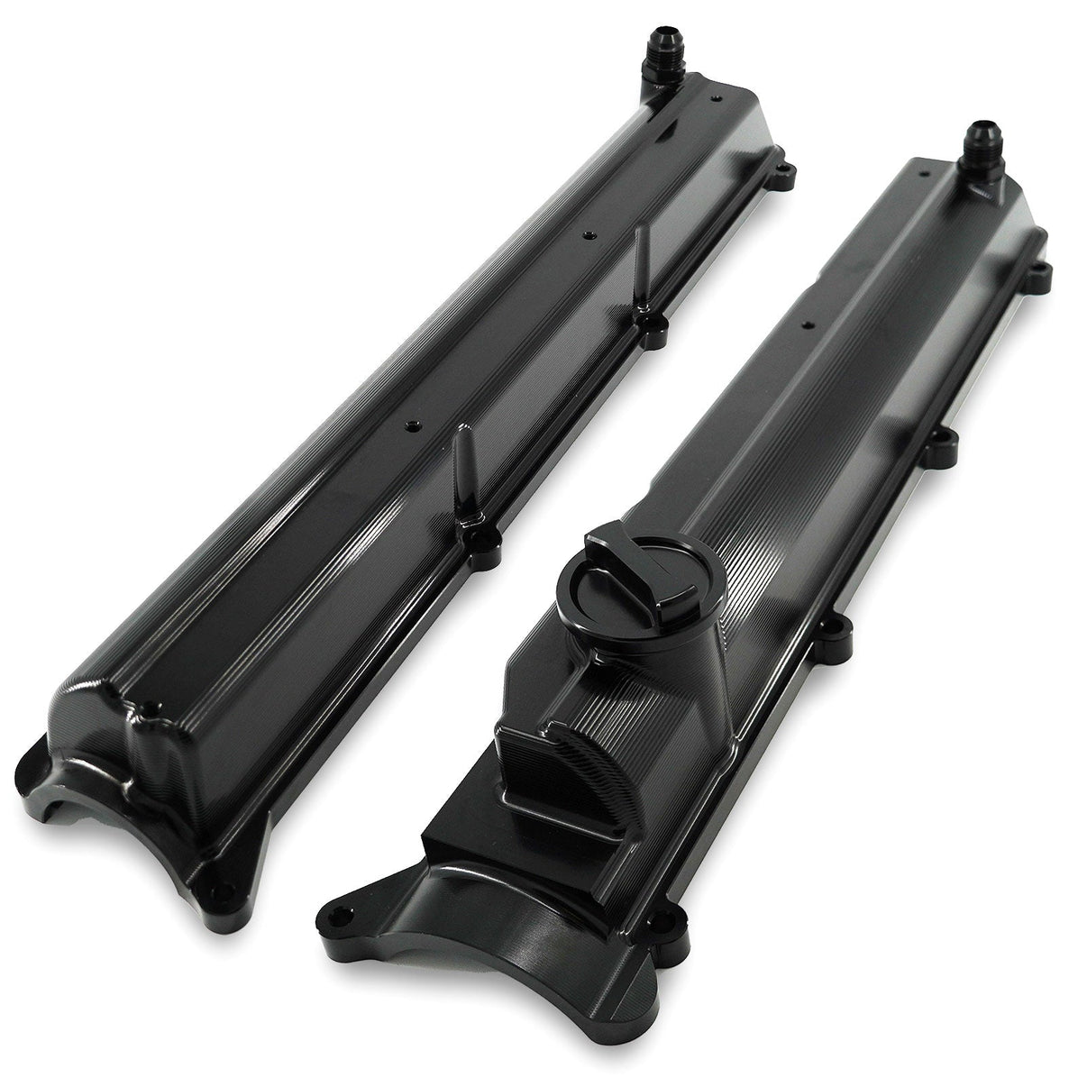 Toyota Supra 2JZ GE VVTI Billet Valve Covers Anodized Oil Cap Bolts 2J AN AN10 - Bull Boost Performance