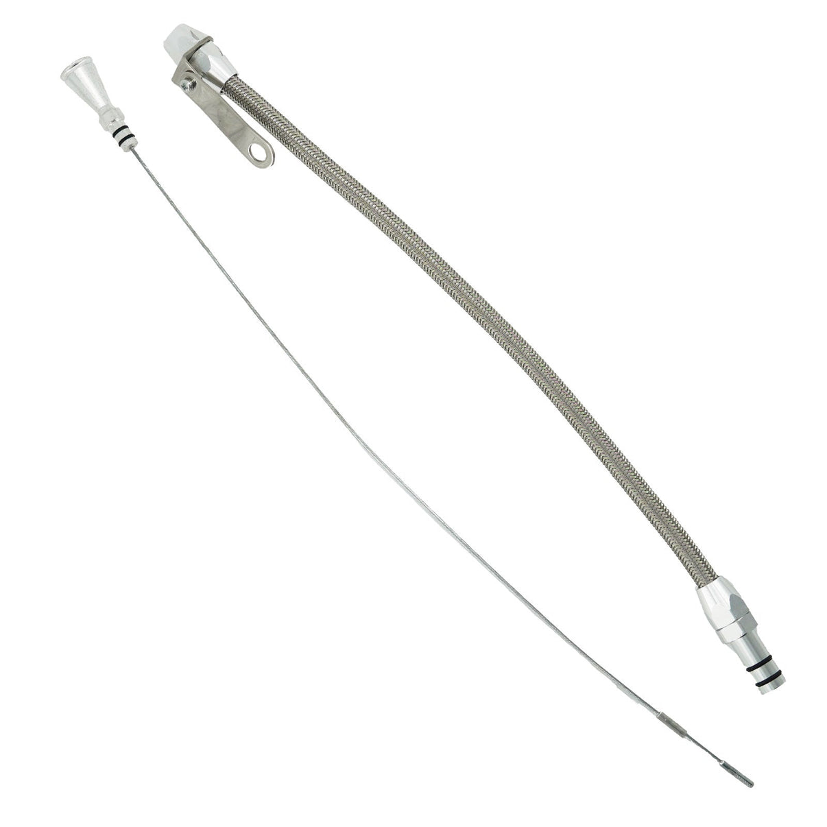 Billet JZ 1J 2J Braided Transmission Fluid Dipstick 1JZ 2JZ Supra Lexus GS SC ES 300 - Bull Boost Performance