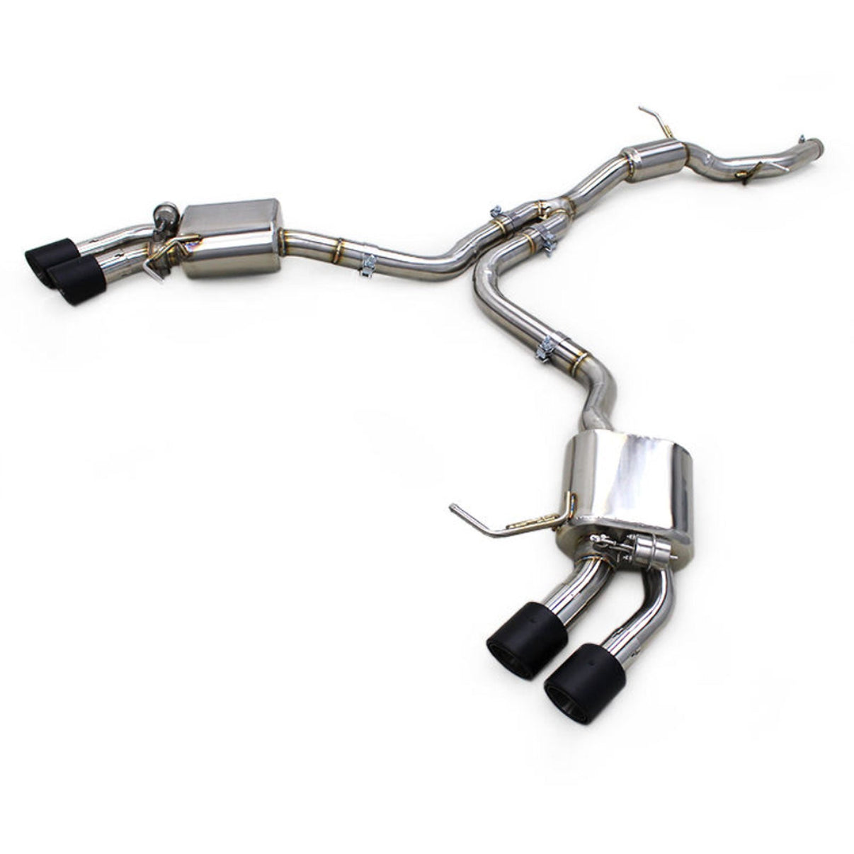 Stainless Valved Performance Catback Exhaust for Porsche Macan 2.0T - Bull Boost Performance