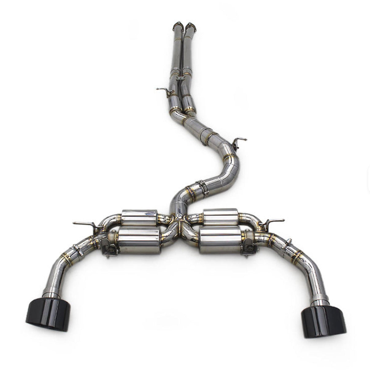 Stainless Valved Catback Exhaust System for Audi RS3 TTRS 2.5T - Bull Boost Performance