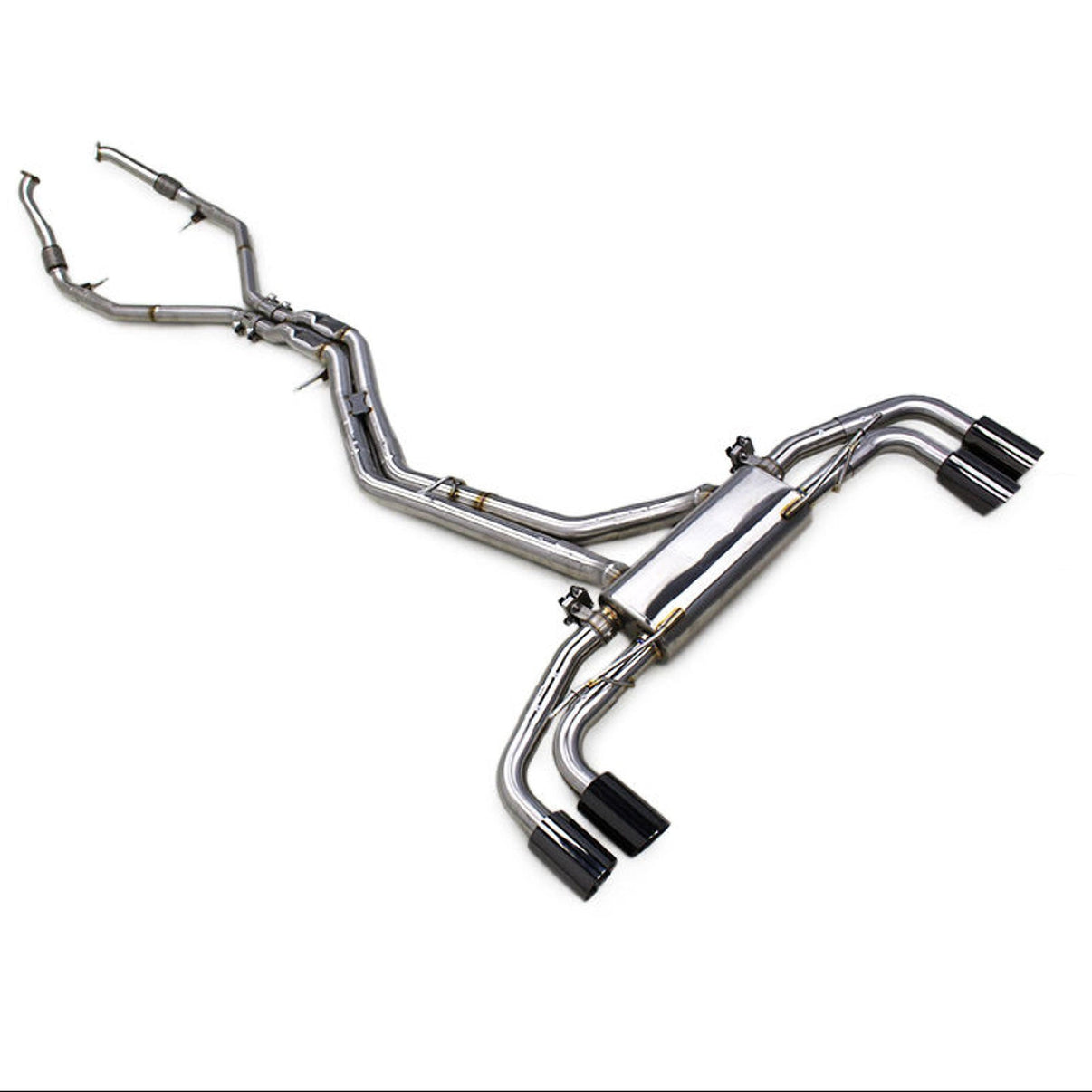 T304 Stainless Valved Catback Exhaust System for Audi Q8 Q8 2.0T 3.0T - Bull Boost Performance