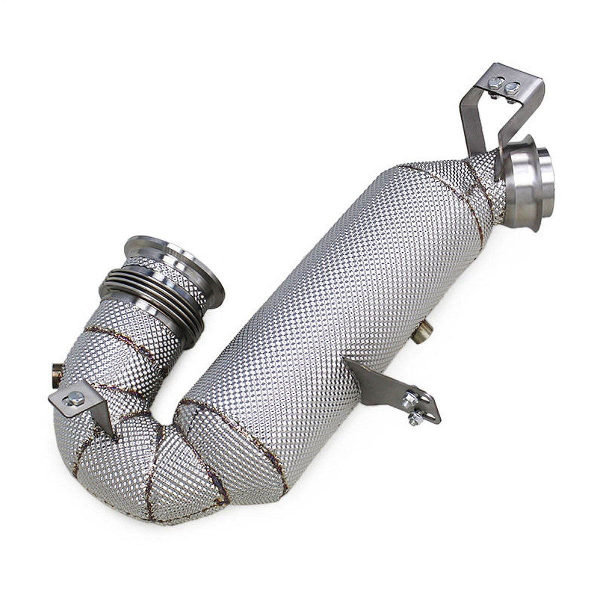 Catted Race Stainless 300 Cell Downpipe for Mercedes Benz AMG GT53 GLE53 E53 3.0T - Bull Boost Performance