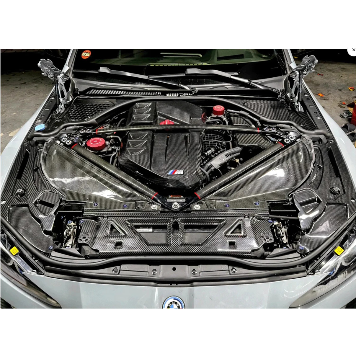 Carbon Fiber Headlamp Covers for BMW G80 G81 M3 G82 G83 M4 G87 M2 - Bull Boost Performance