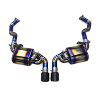 Titanium Valved Catback Exhaust for Porsche Boxster S Cayman S 987 987.1 - Bull Boost Performance