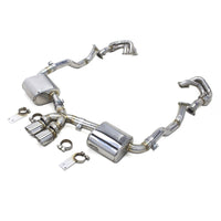 Stainless Valved Catback Exhaust for Porsche Boxster S Cayman S 987.2 2.7L - Bull Boost Performance