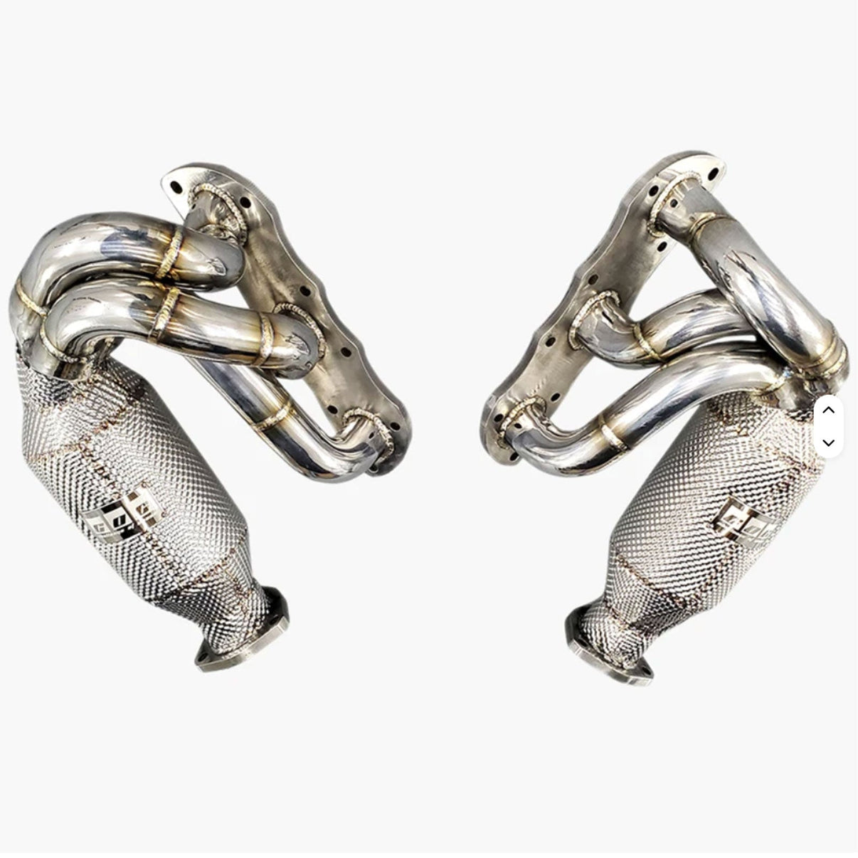 Catted Exhaust Manifold Long Tube for Porsche Carrera 911 997 997.1 997.2 3.6L 3.8L - Bull Boost Performance