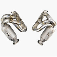 Catted Exhaust Manifold Long Tube for Porsche Carrera 911 997 997.1 997.2 3.6L 3.8L - Bull Boost Performance