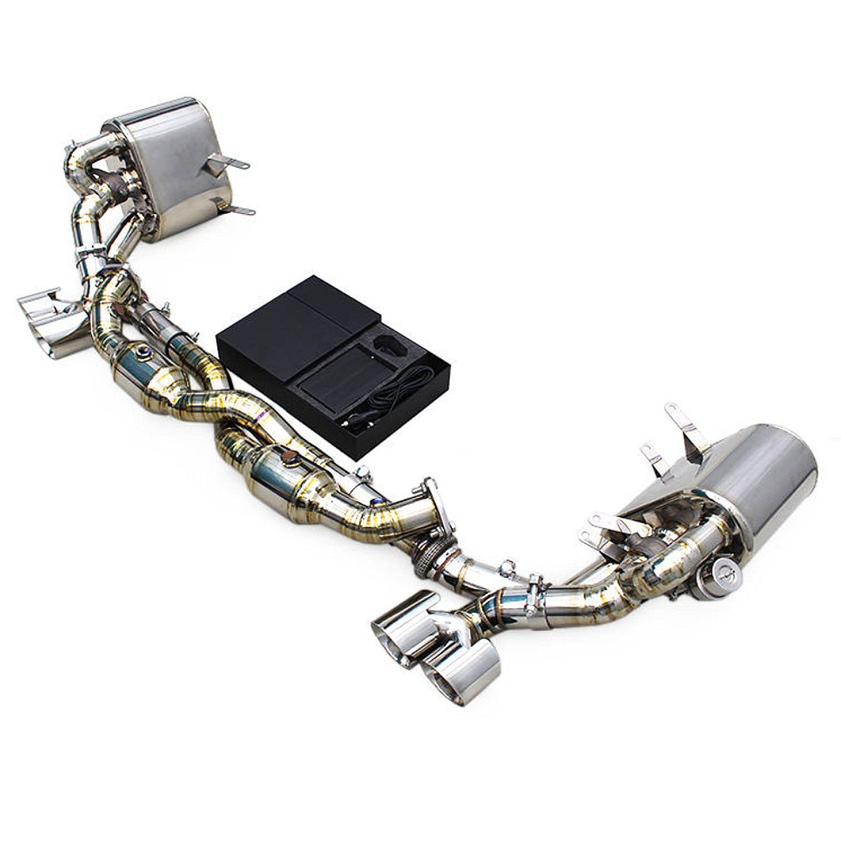 Titanium Valved Catback Exhaust for Porsche 911 997.1 997.2 Carrera 4S - Bull Boost Performance