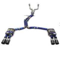 Titanium Valved Catback Exhaust System for Audi B9 S4 S5 - Bull Boost Performance