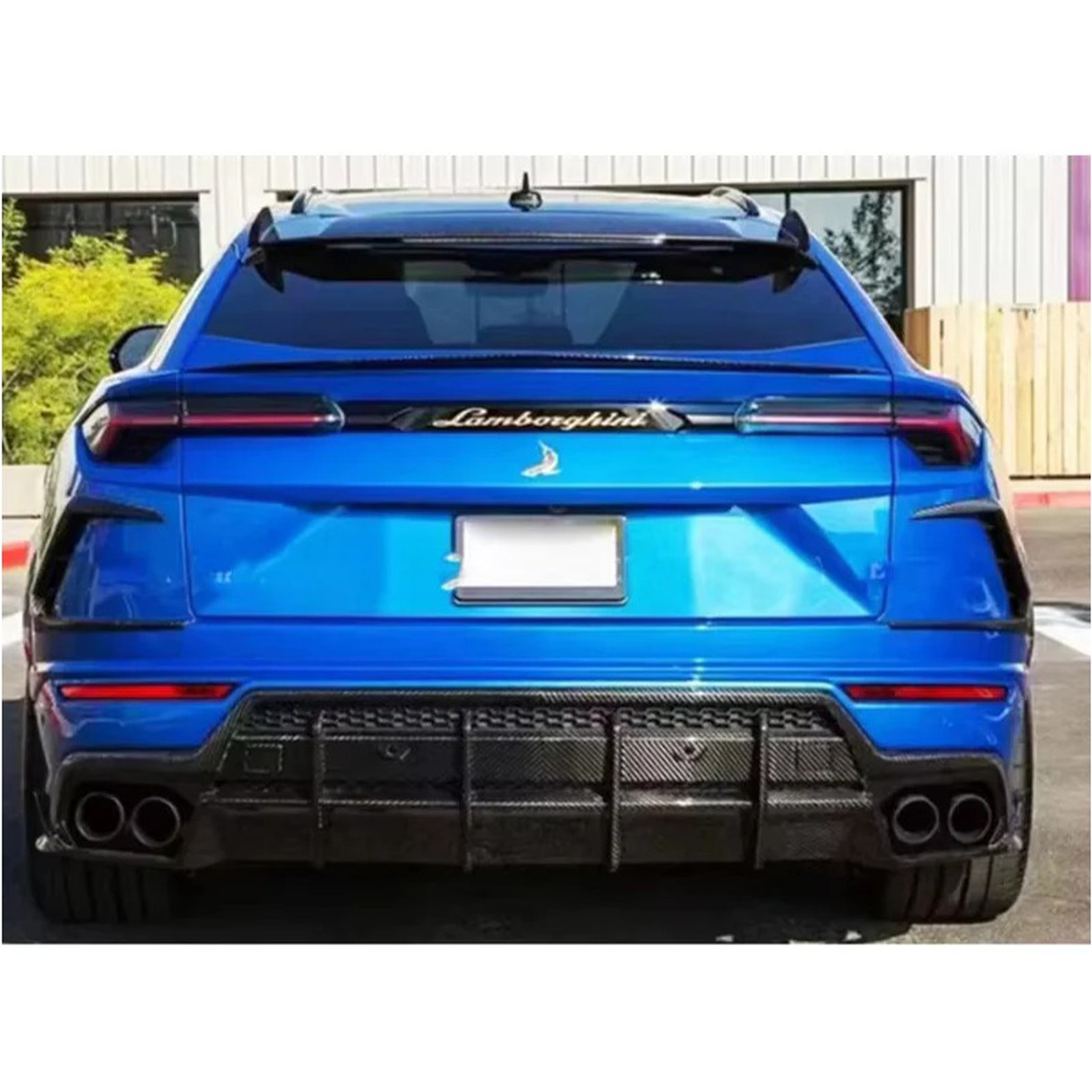 TC Style Dry Carbon Fiber Roof Spoiler Wing for Lamborghini Urus - Bull Boost Performance