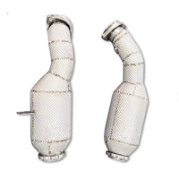 High Flow Catted Downpipe for Mercedes Benz C43 AMG 3.0T - Bull Boost Performance