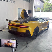 MSO Style Dry Carbon Fiber Rear Spoiler Wing for McLaren GT - Bull Boost Performance