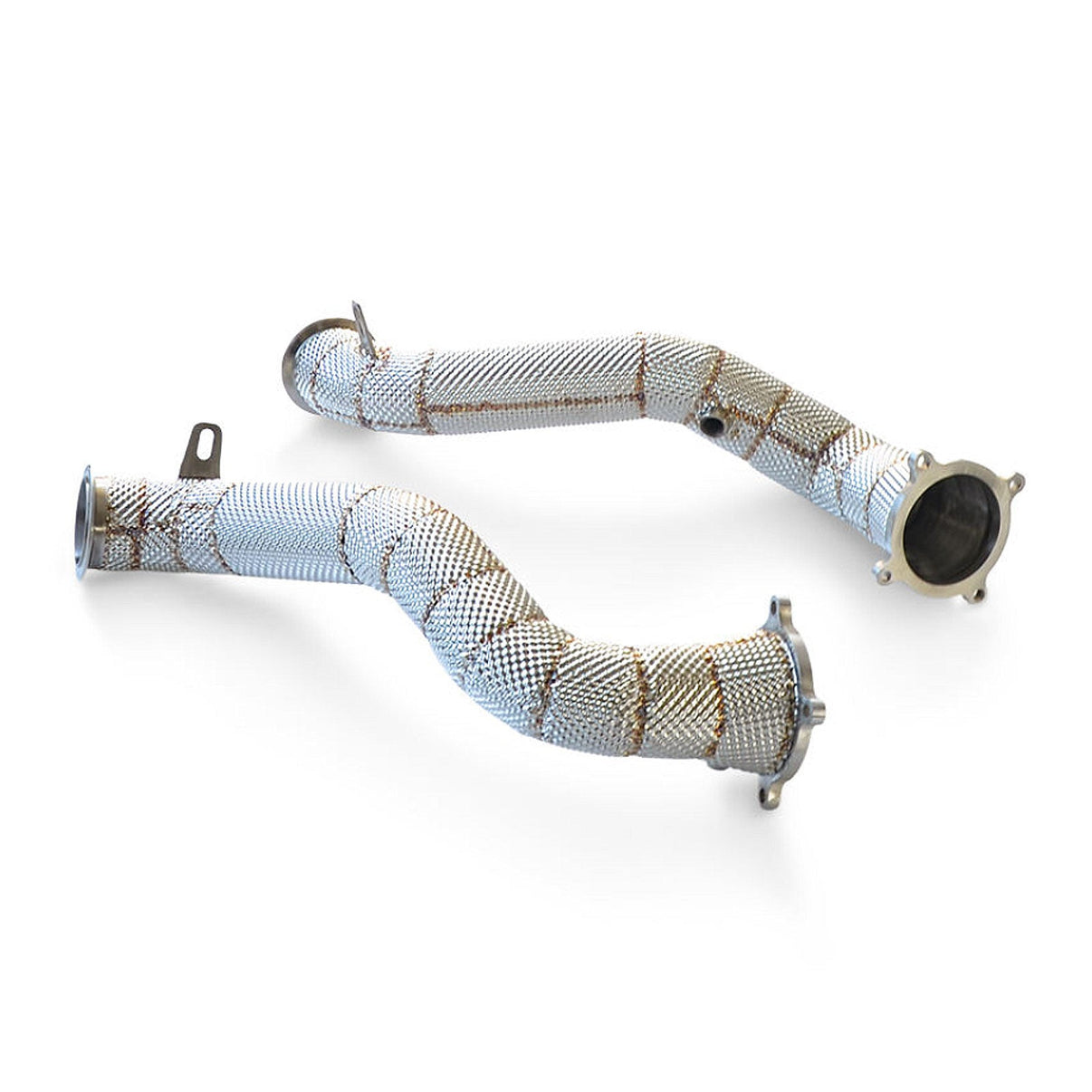 Catless Hi Flow Heat Shield Downpipes For McLaren 720s 4.0T - Bull Boost Performance