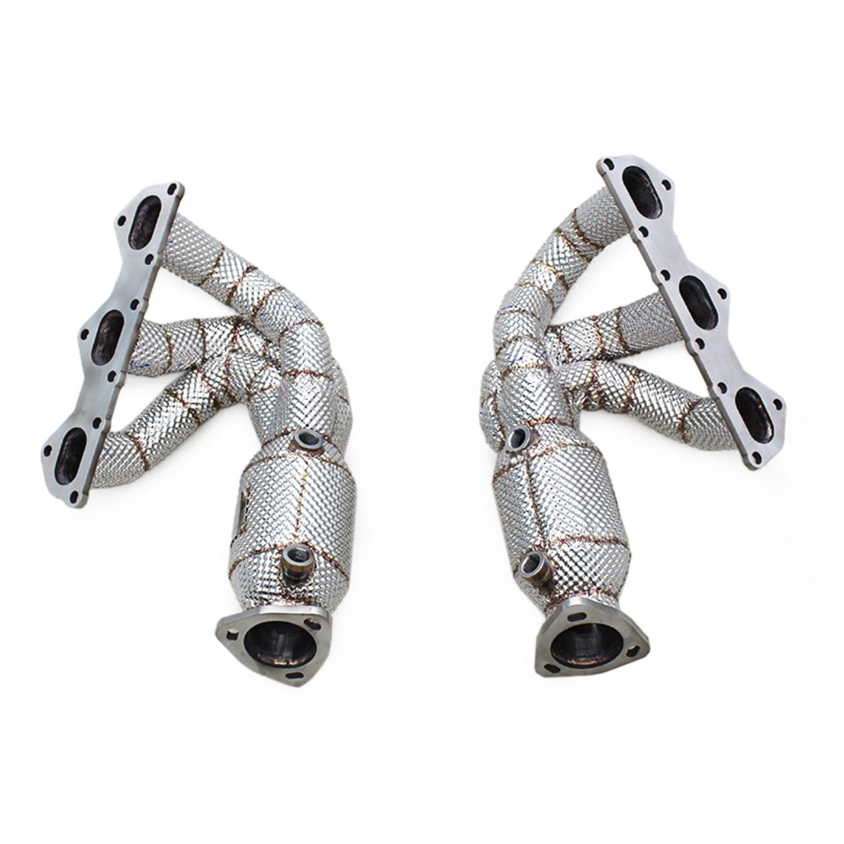 Catted Exhaust Manifold for Porsche Boxster Cayman 987 987.2 - Bull Boost Performance