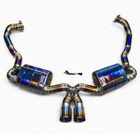 Titanium Valved Catback Exhaust for Porsche Boxster Cayman 981 - Bull Boost Performance