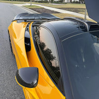 Dry Carbon Fiber Side Mirror Cover Caps for McLaren 540C 570S 570GT - Bull Boost Performance