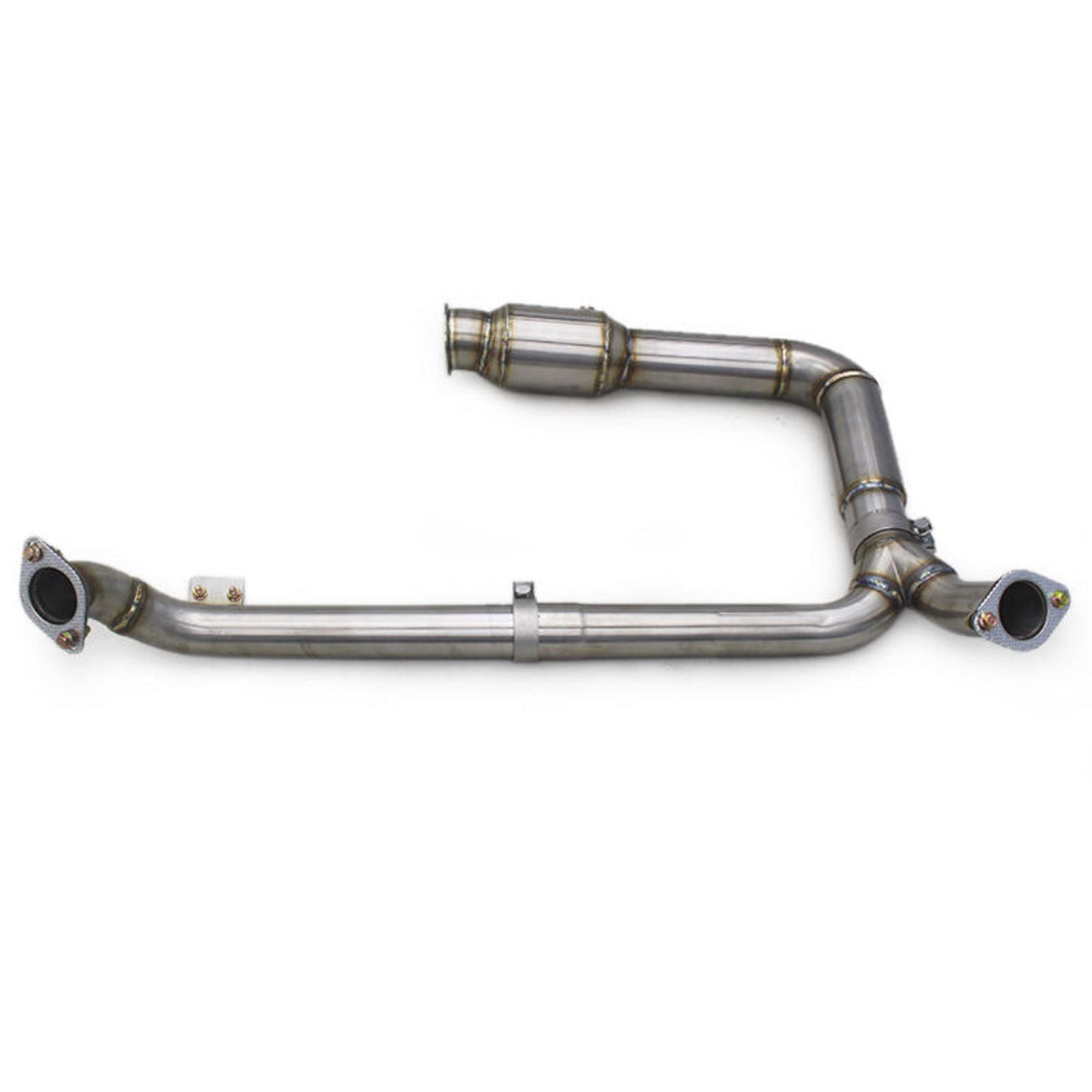 Catted High Flow Exhaust Downpipe for Porsche Boxster Cayman 718 Spyder GTS - Bull Boost Performance