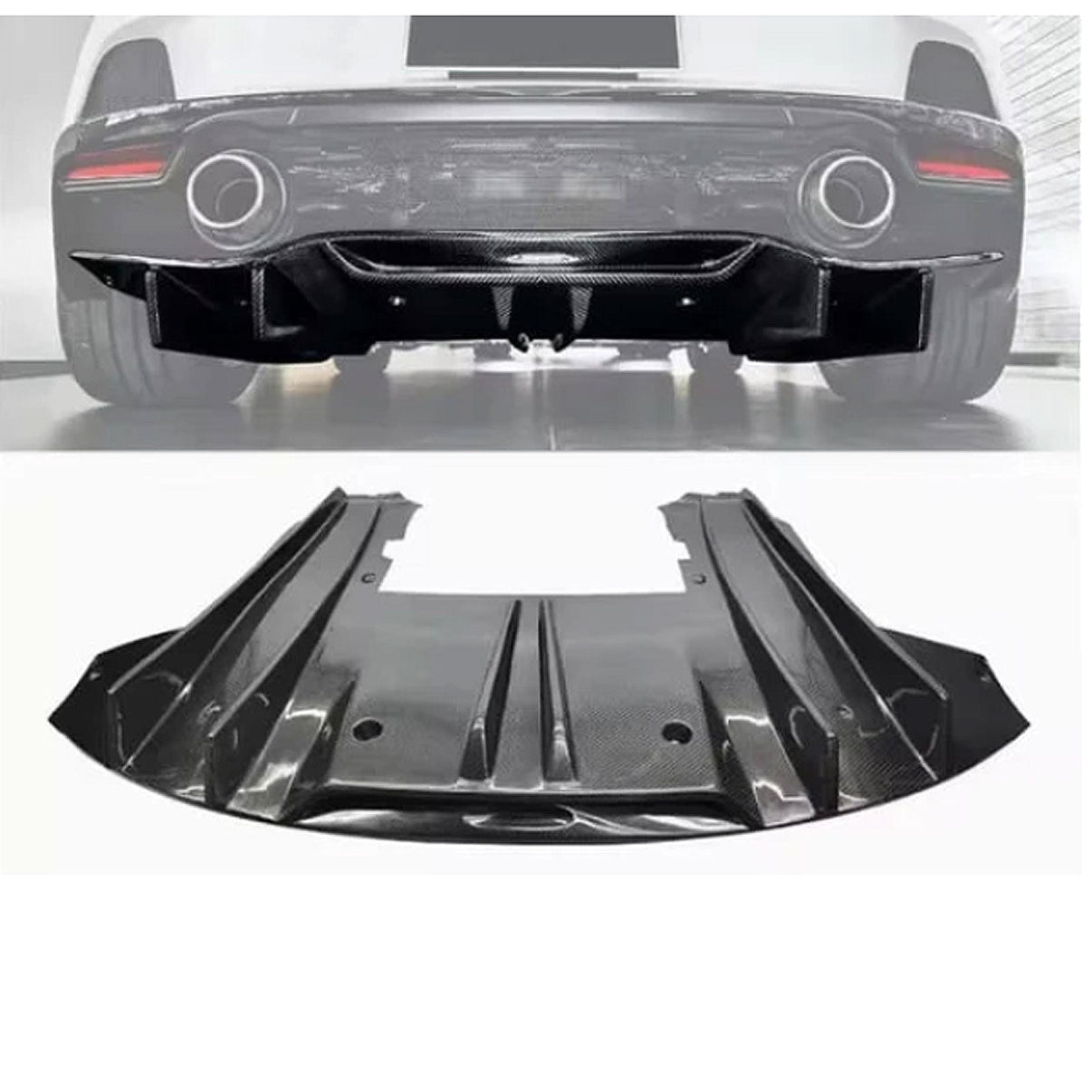 PRO Style Carbon Fiber Rear Diffuser Lip for McLaren GT - Bull Boost Performance
