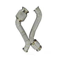 304 Stainless High Performance Catted Downpipe for McLaren GT - Bull Boost Performance