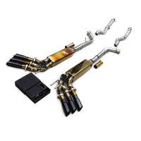 Titanium Catback Exhaust System Downpipes for Mercedes Benz G500 G550 W463 - Bull Boost Performance