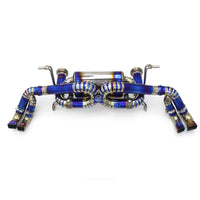 Titanium True F1 Valved Exhaust System for Audi R8 2008–15 Type 42 - Bull Boost Performance