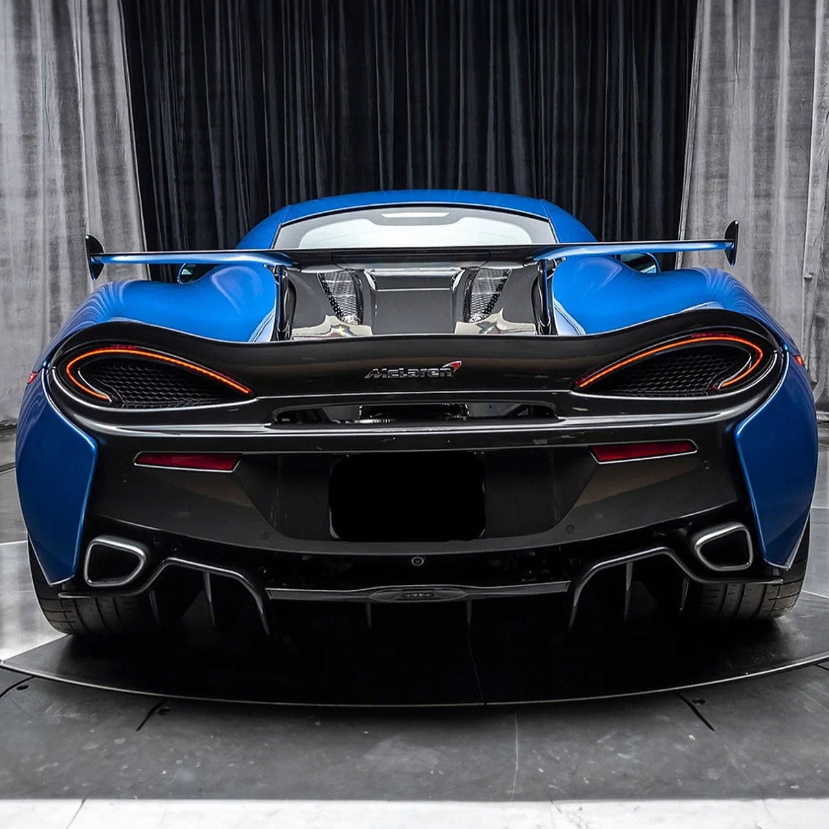 MSO Style Dry Carbon Fiber Wing Spoiler for McLaren 540C 570S 570GT - Bull Boost Performance