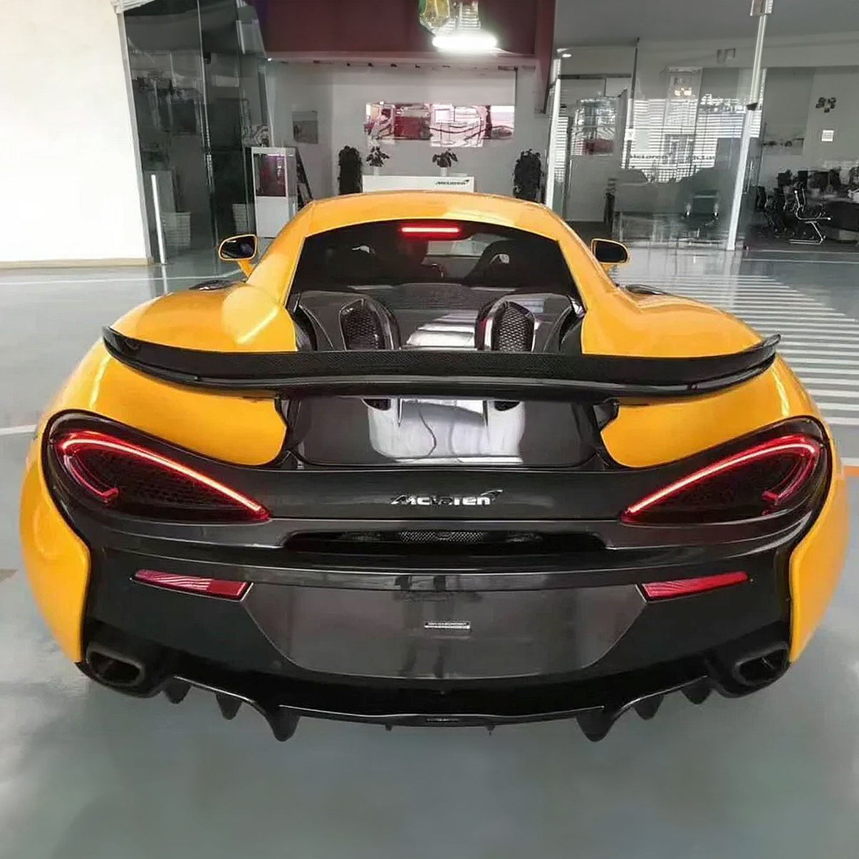 P1 Style Dry Carbon Fiber Wing Spoiler for McLaren 570S - Bull Boost Performance