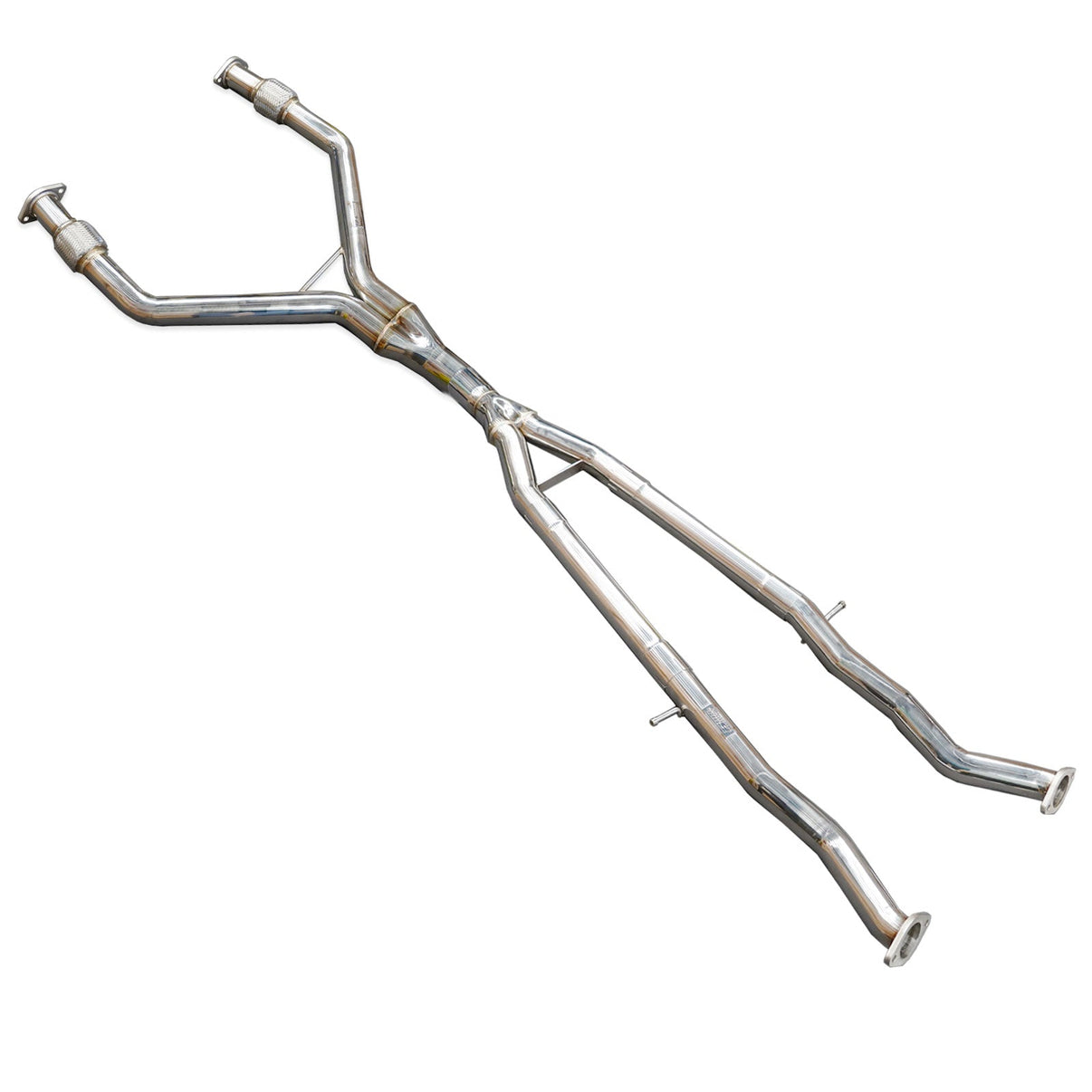 2.5" to 3" Y-Pipe Kit Stainless Steel for 2016-2023 Infiniti Q50 V37 V6 3.0L Twin Turbo - Bull Boost Performance