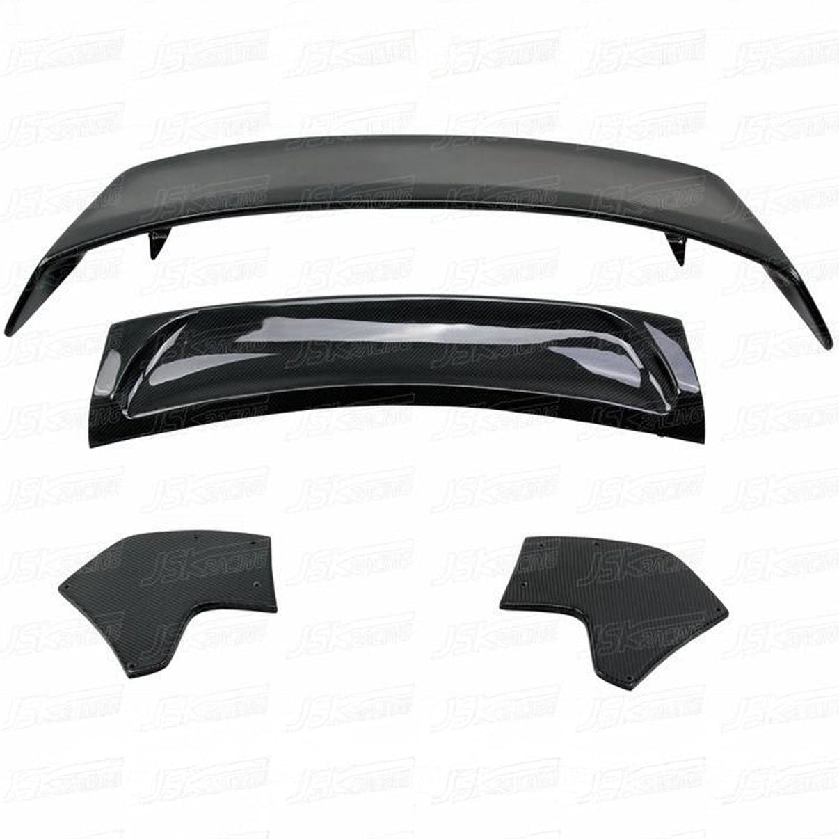 TA Style Half Carbon Fiber Spoiler for Porsche Cayman 987 05-12 - Bull Boost Performance
