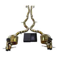 Titanium Valved Catback Exhaust System for Mercedes Benz S65 AMG W222 V12 6.0L - Bull Boost Performance