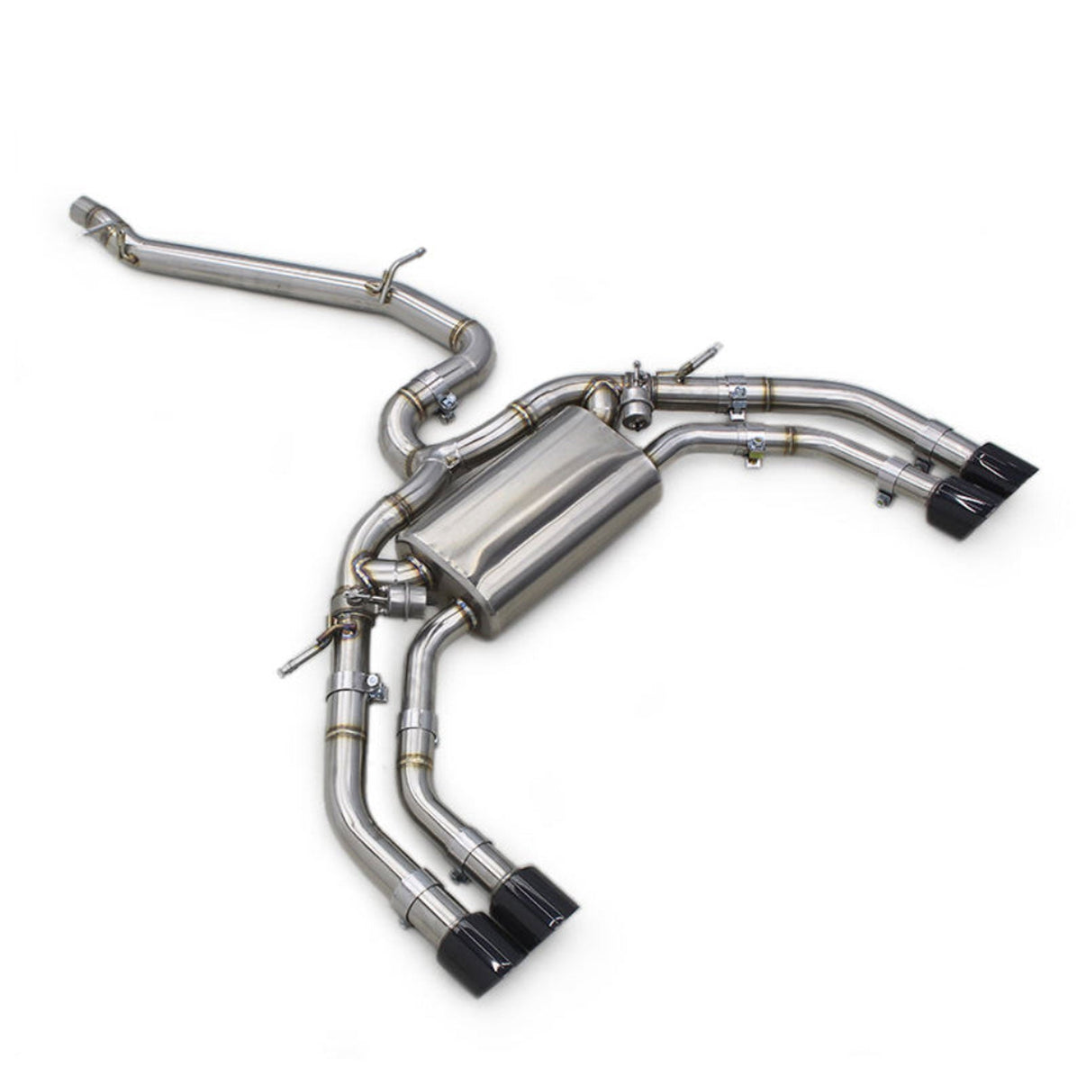 Stainless Valved Catback Exhaust System for Audi S3 2.0T - Bull Boost Performance