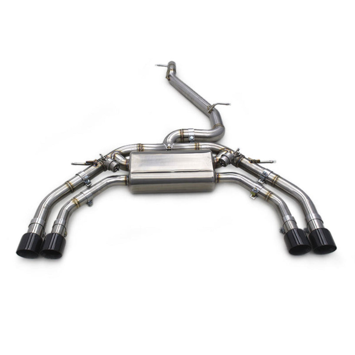 Stainless Valved Catback Exhaust System for Audi A3 1.4T 1.8T 2.0T - Bull Boost Performance