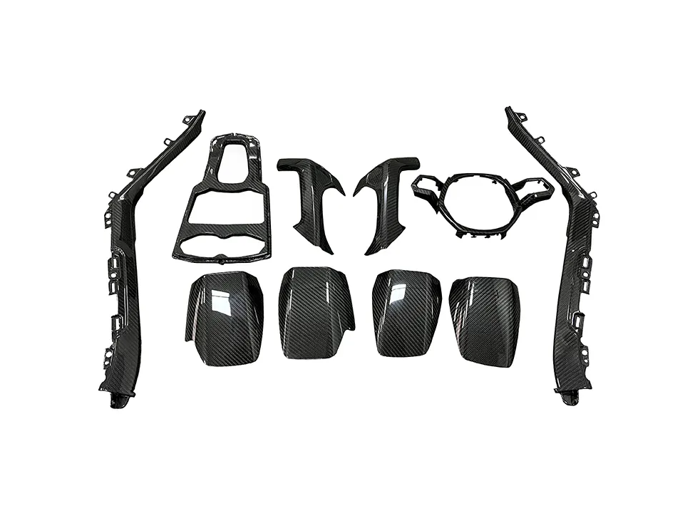 Carbon Fiber Interior Trim Replacement Set for Lamborghini Huracan - Bull Boost Performance