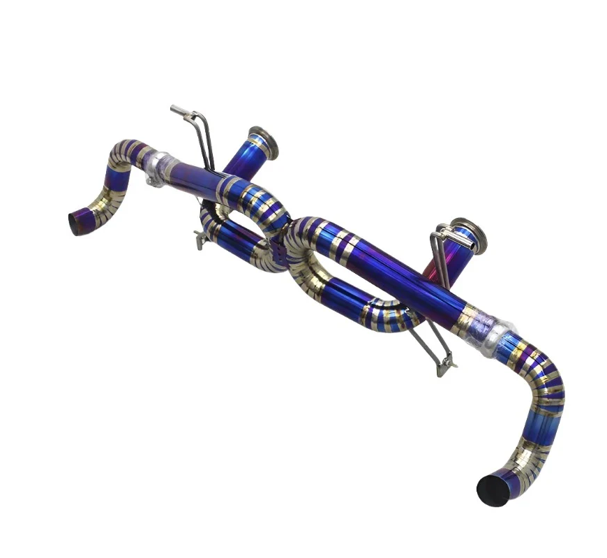 Titanium True F1 Exhaust System for Audi R8 V8 V10 4.2 5.2 2017–23 Type 4S - Bull Boost Performance