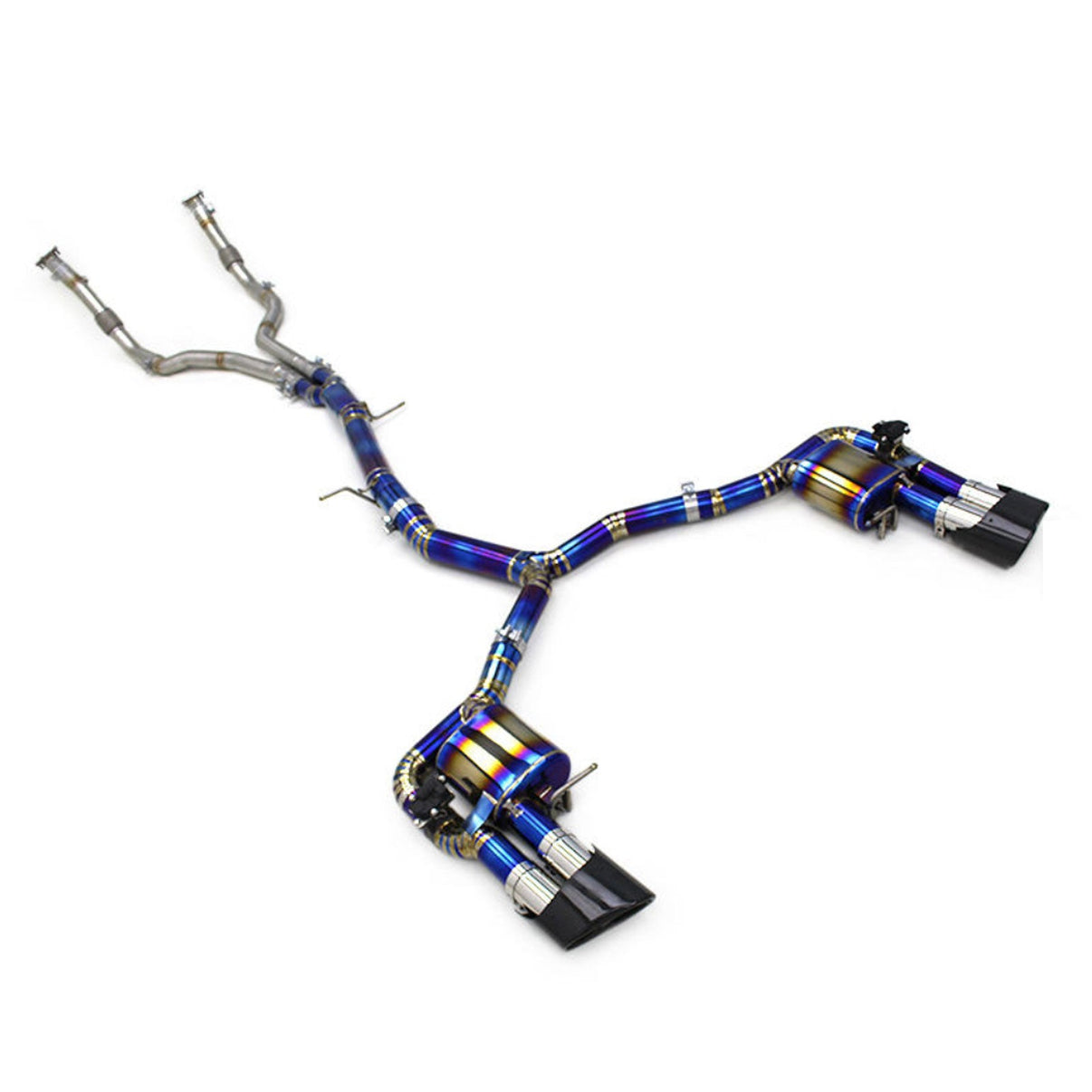Titanium Valved Catback Exhaust System for Audi RS4 RS5 B9 B9.5 2.9T - Bull Boost Performance