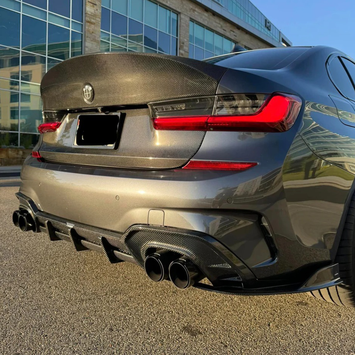 Duckbill Carbon Fiber Trunk for BMW G20 3 Series - Bull Boost Performance