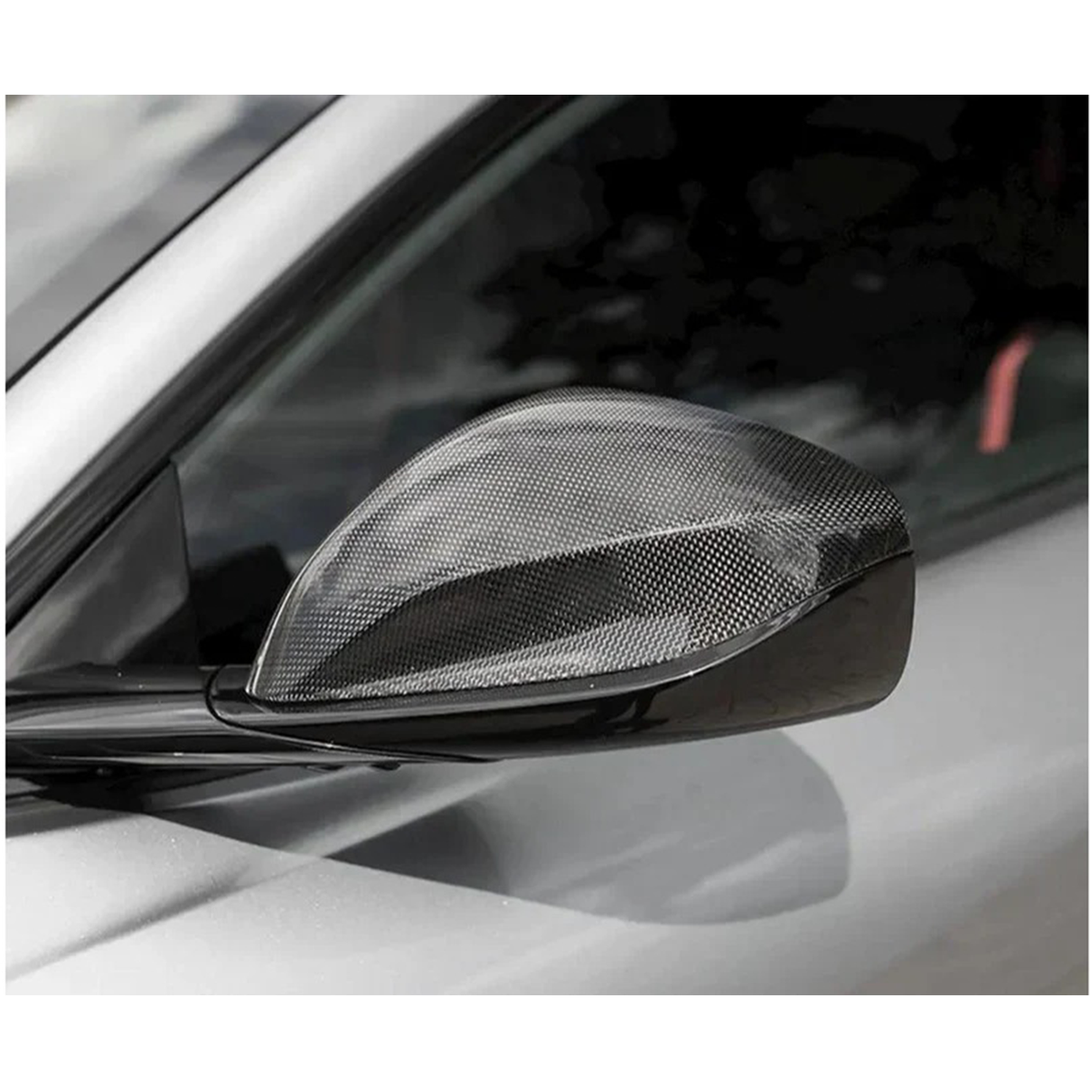 Carbon Fiber Mirror Cover Replacements for Ferrari 812 Superfast GTS - Bull Boost Performance