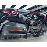 Carbon Fiber Rear Diffuser for Ferrari SF90 - Bull Boost Performance