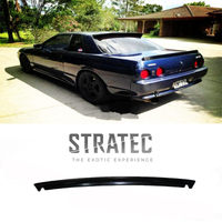 NI Style Glass Fiber Rear Ducktail Lip Spoiler for Nissan Skyline R32 GTS GTR - Bull Boost Performance