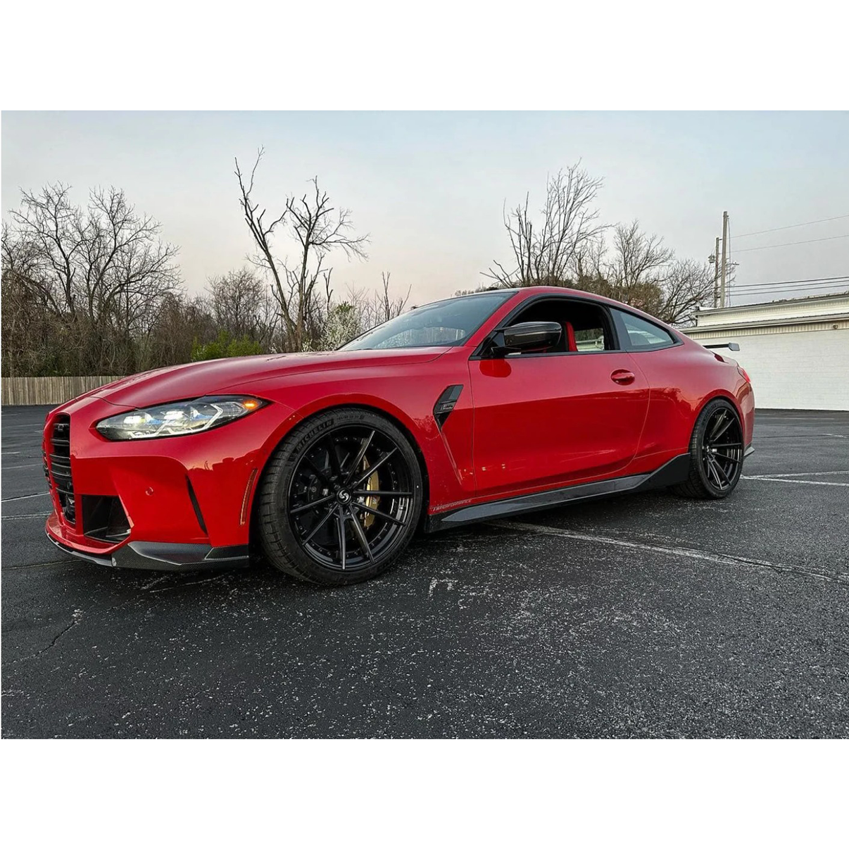 M Performance Style Gloss Black Side Skirt Extensions for BMW G80 M3 G82 G83 M4 Description - Bull Boost Performance