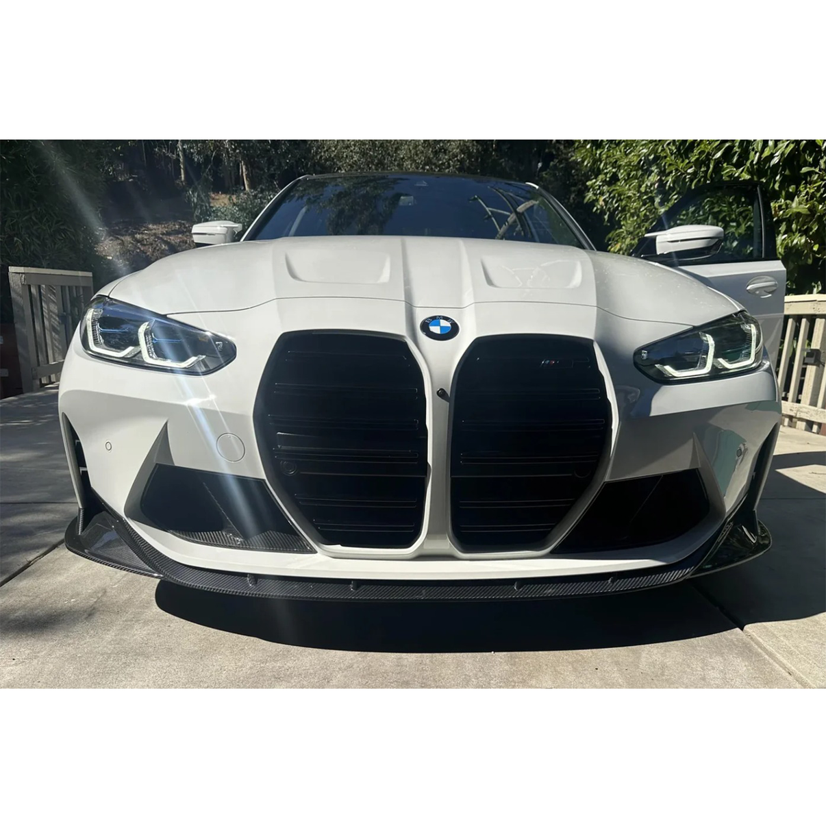 Pre-Preg CT Style Carbon Fiber Front Lip for BMW G80 M3 G82 G83 M4 - Bull Boost Performance