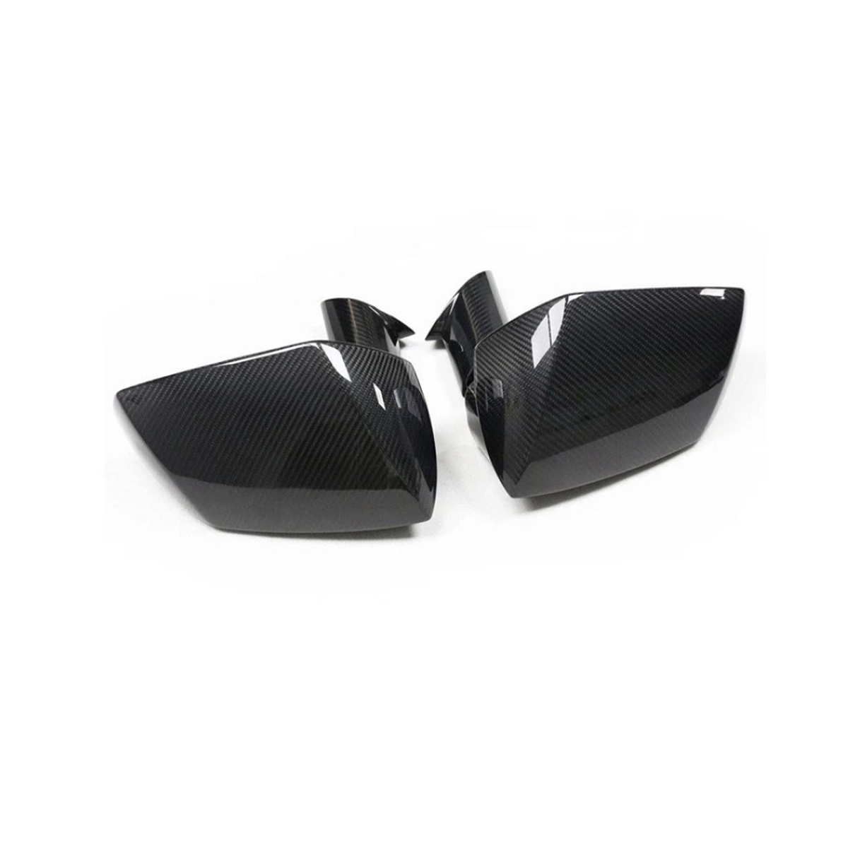 Dry Carbon Fiber Mirror Caps for Lamborghini Aventador S SVJ LP700 LP720 LP740 LP750 - Bull Boost Performance