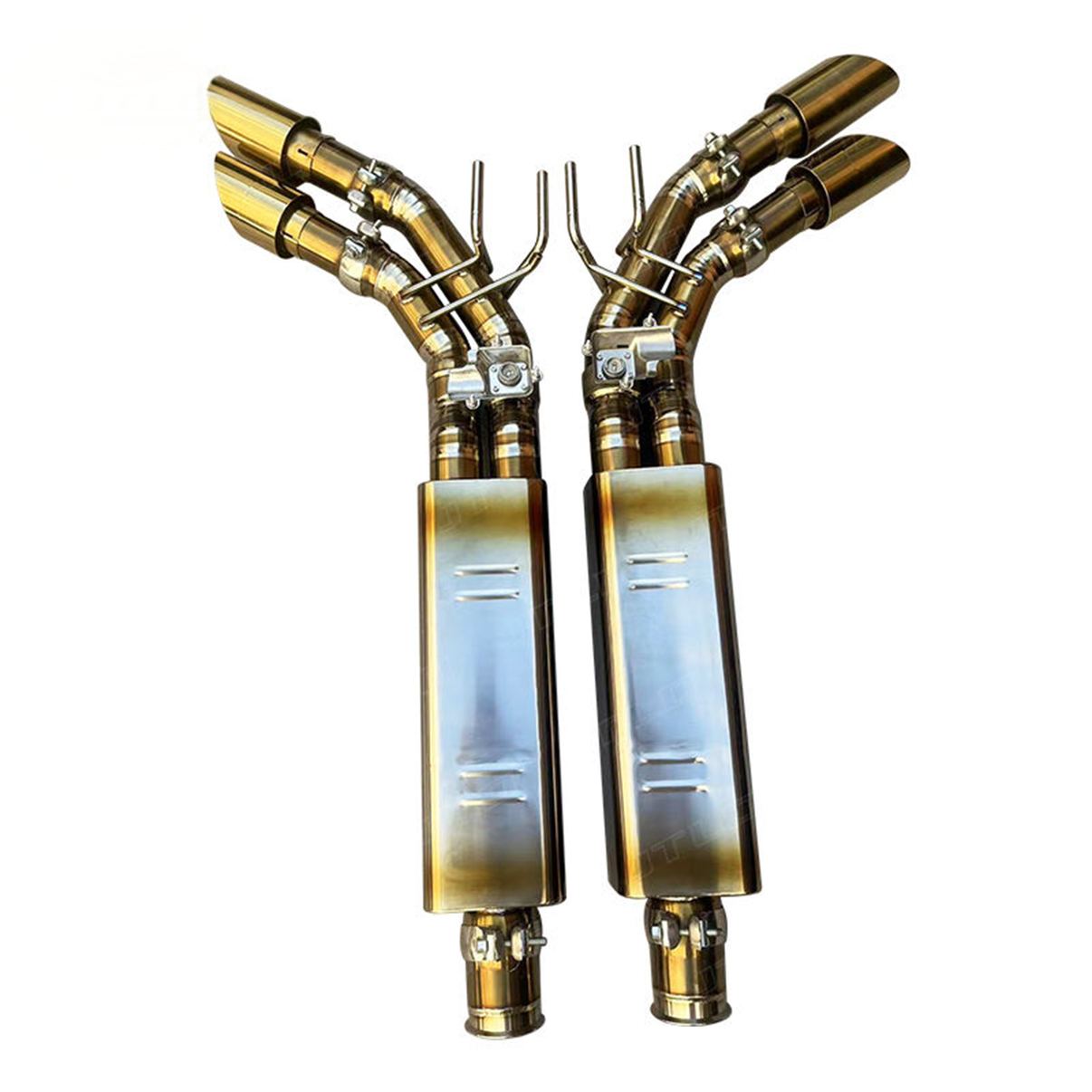 Titanium Catback Exhaust System for Mercedes Benz G63 W465 4.4T - Bull Boost Performance