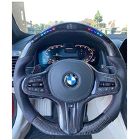 Carbon Fiber Steering Wheel w/ LED Display (Heated) for BMW G20 G80 G82 G83 3 Series M3 M4 - Bull Boost Performance