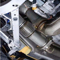 58 Catless Downpipes Heatshield for BMW G8X G80 G82 G83 M3 M4 G87 M2 - Bull Boost Performance