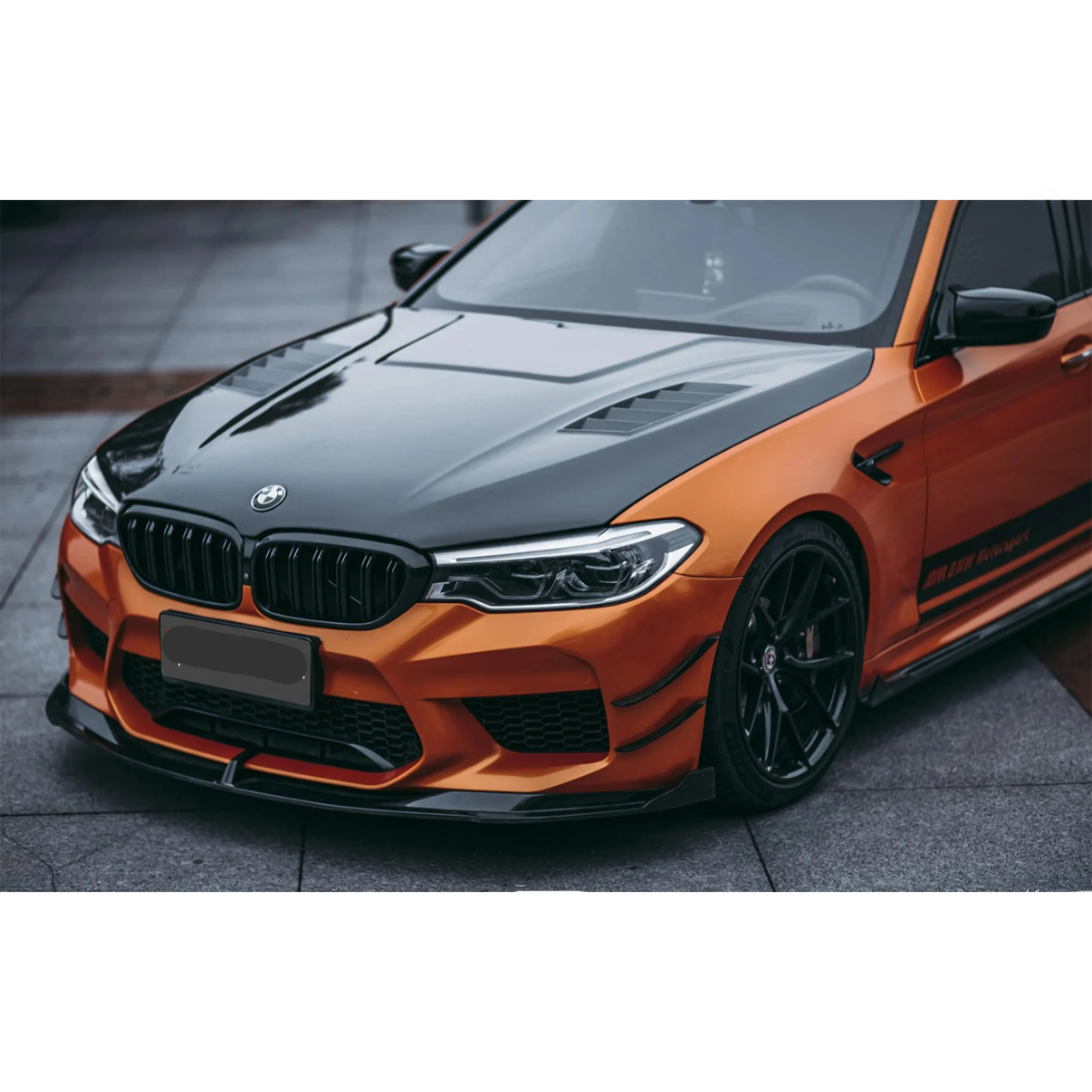 Prepreg Carbon Fiber TK Style Front Splitter Lip for BMW F90 M5 - Bull Boost Performance
