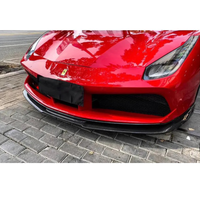 Carbon Fiber Front Bumper Splitter Lip for Ferrari 488 GTB - Bull Boost Performance