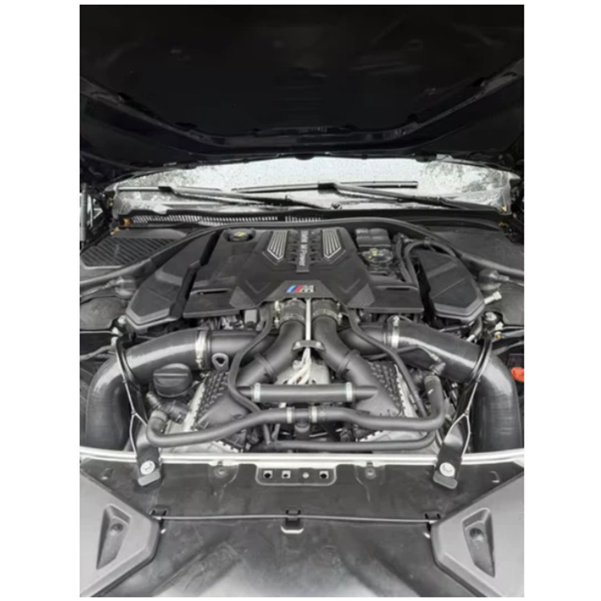 Dry Carbon Fiber Front Mount Intake System for BMW F90 F91 F92 F93 M5 M8 S63 - Bull Boost Performance