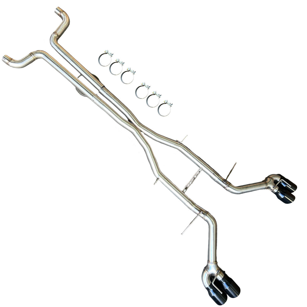 3” Stainless Track Catback Exhaust for 2016-2024 Chevy Camaro SS/ZL1/LT1 6.2L V8 - Bull Boost Performance